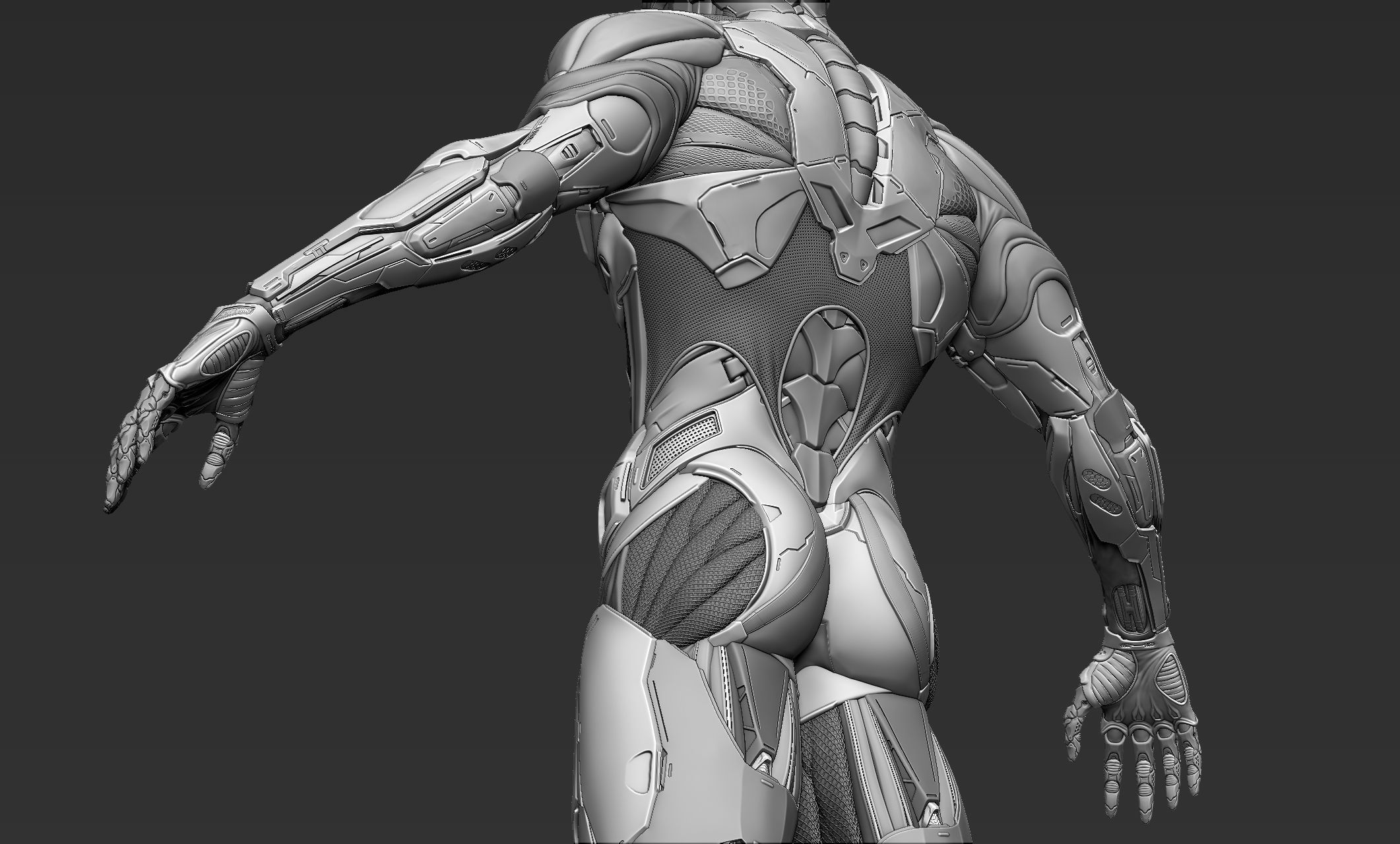 Cyber Ninja Zbrush 3D model_31