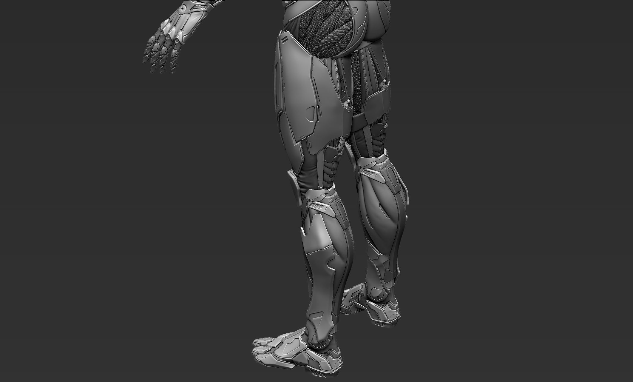 Cyber Ninja Zbrush 3D model_32