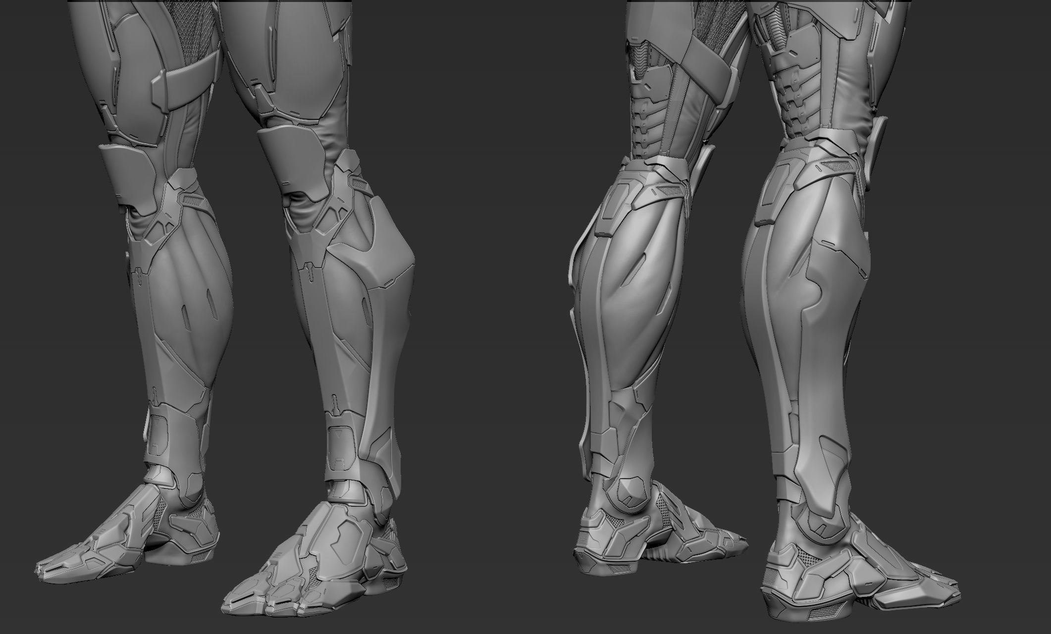 Cyber Ninja Zbrush 3D model_21