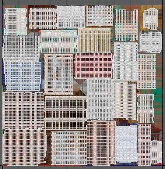 Damaged Corrugated Sheets Pack Free 3D model_7