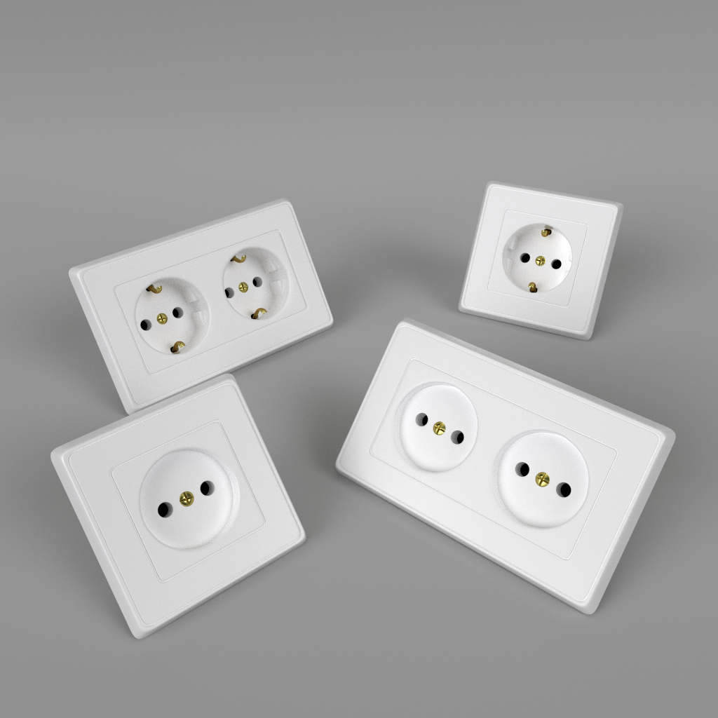 Outlets 3D model_0