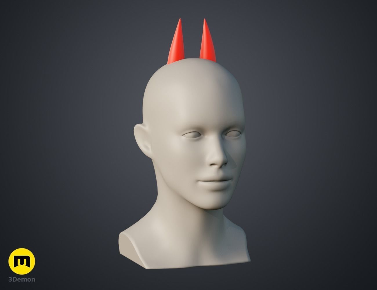 Power Horns Chainsaw Man 3D print model_7