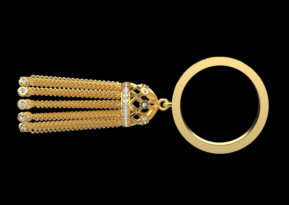 ring  gold  3D print model_8