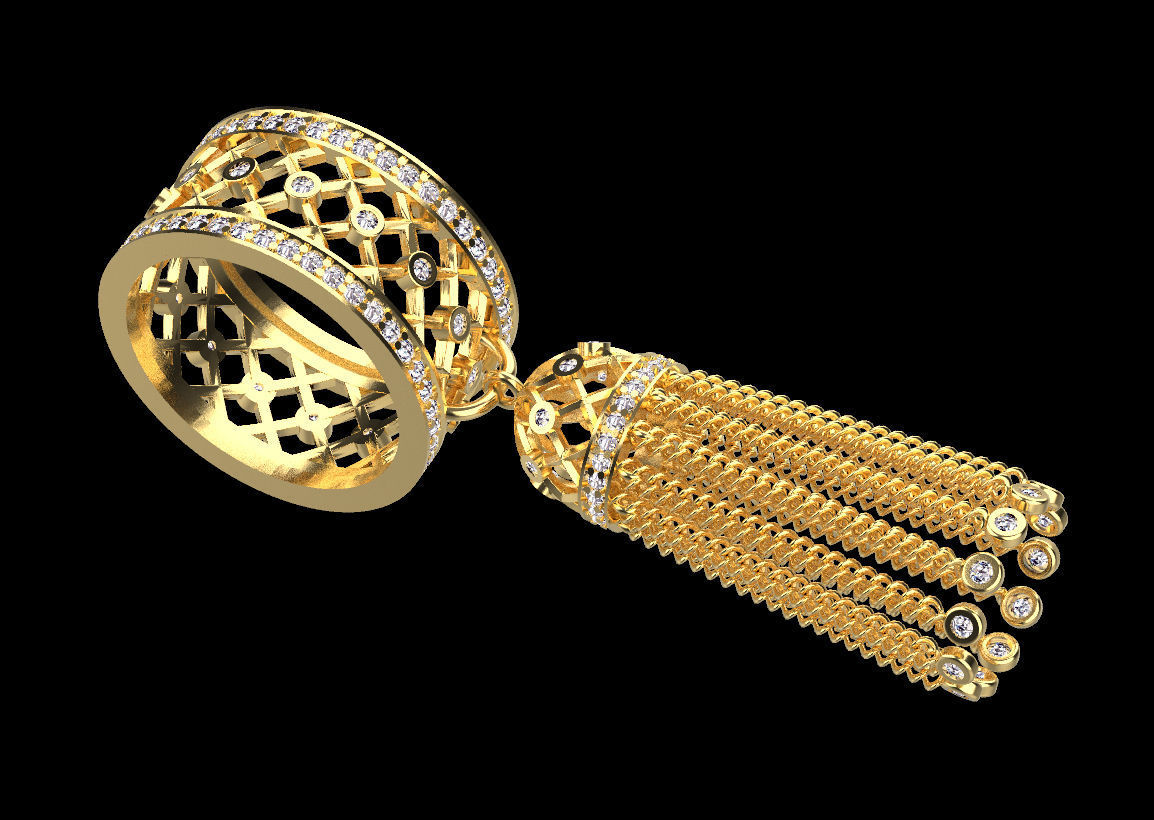 ring  gold  3D print model_6