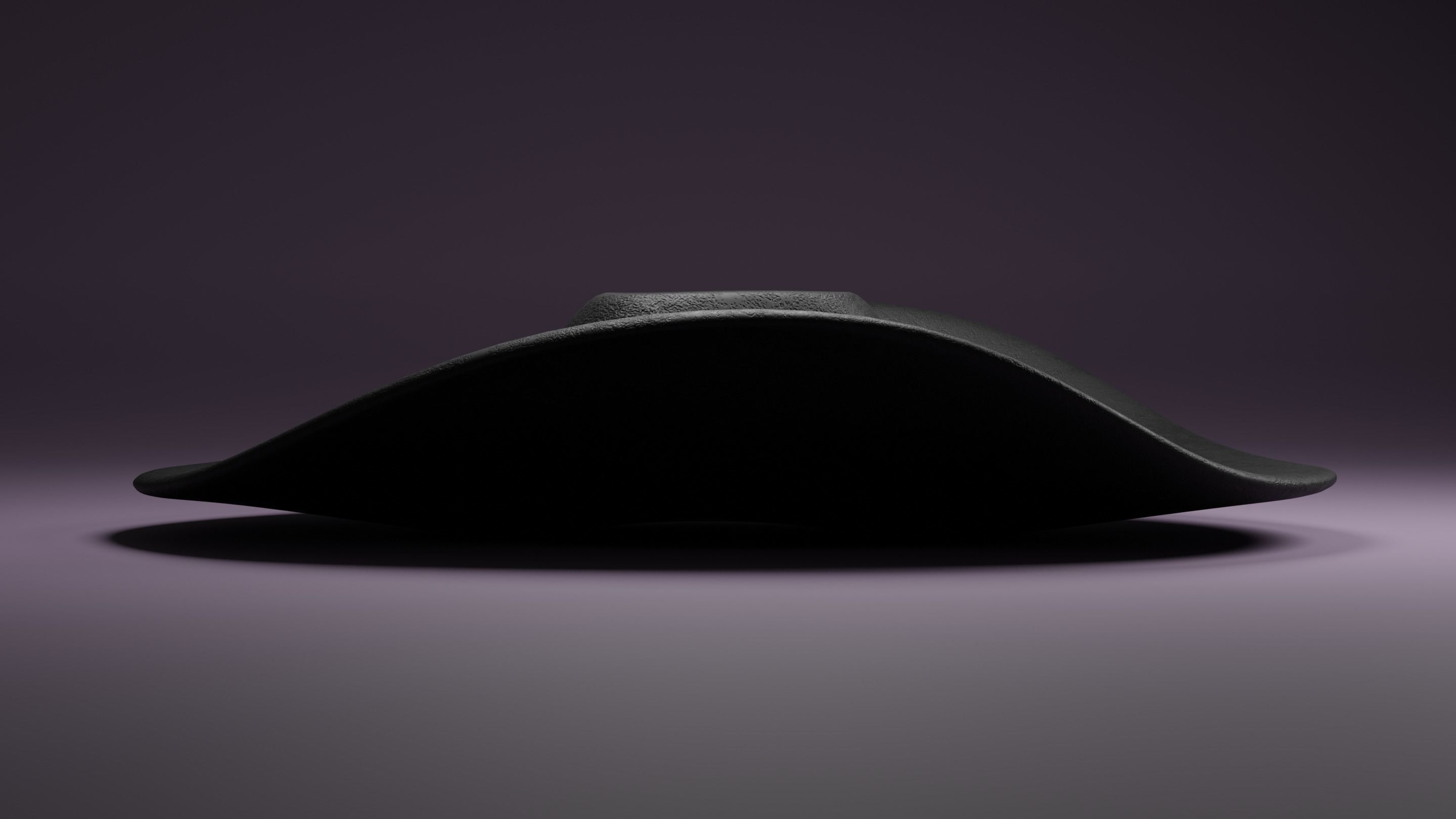 Cowboy Hat Low-poly 3D model_7