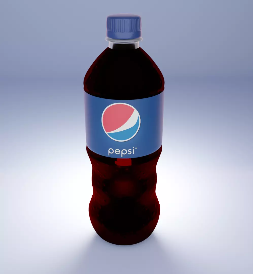 3D Pepsi bottle 3D model_0