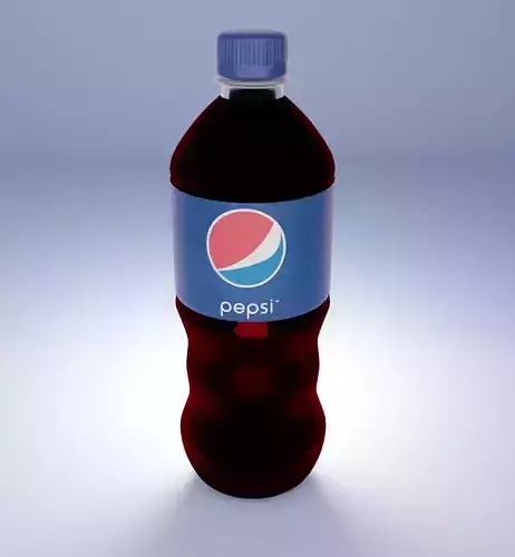 3D Pepsi bottle 3D model