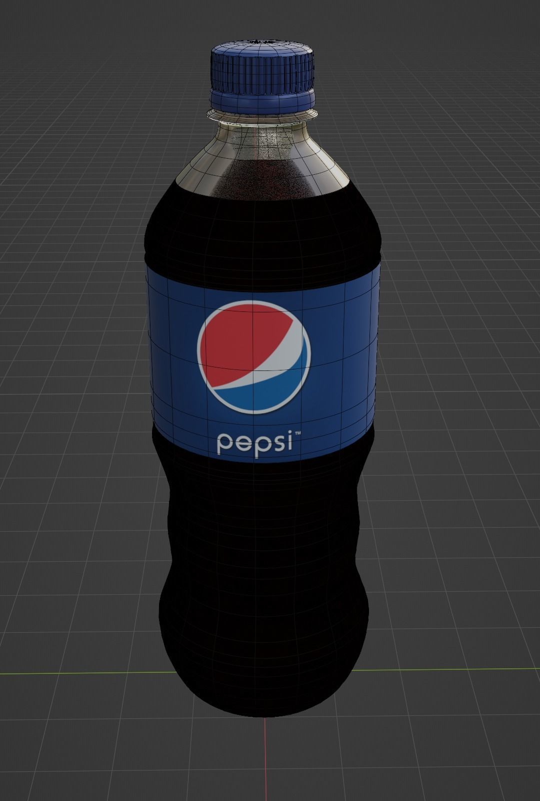 3D Pepsi bottle 3D model_2