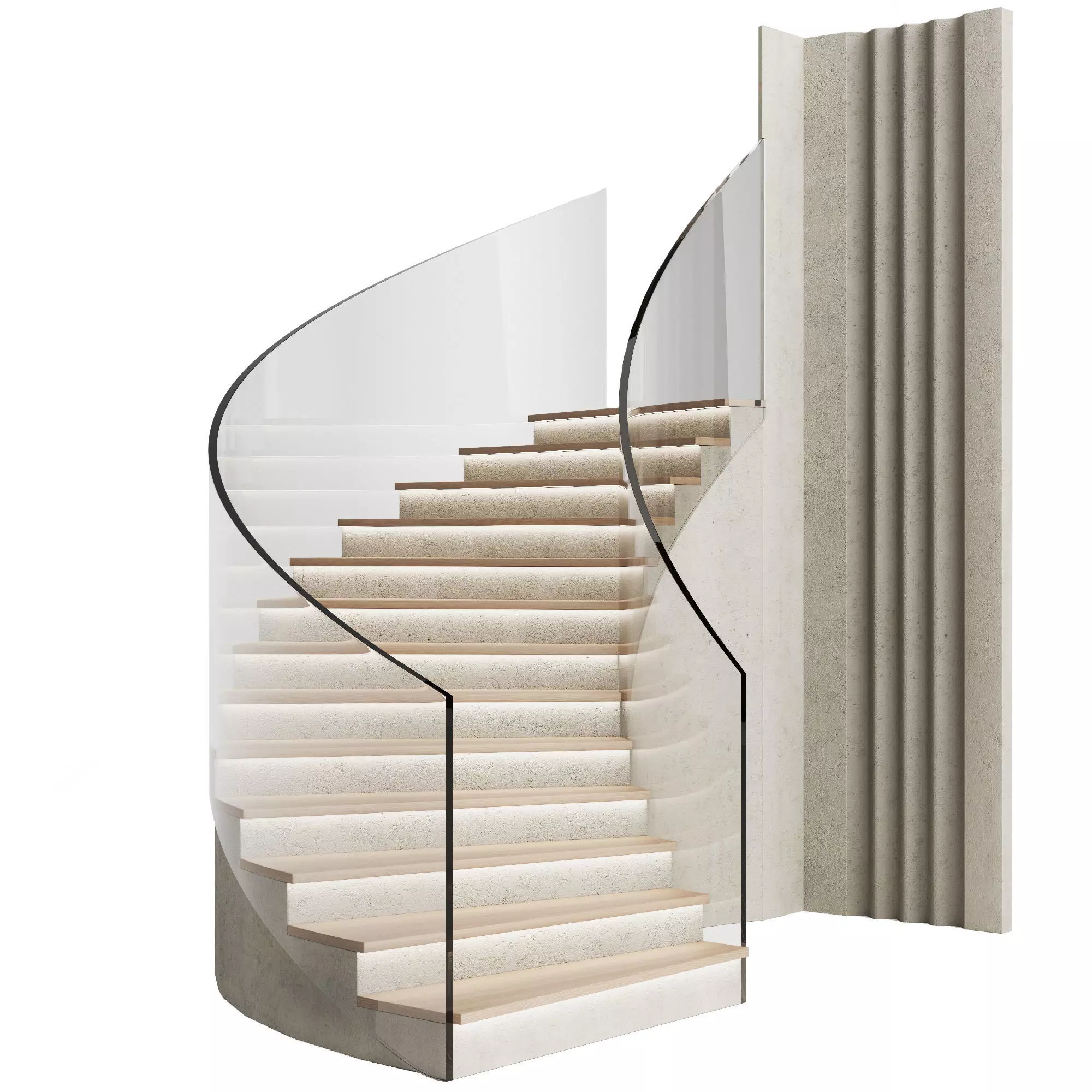 Staircase 3D model_0