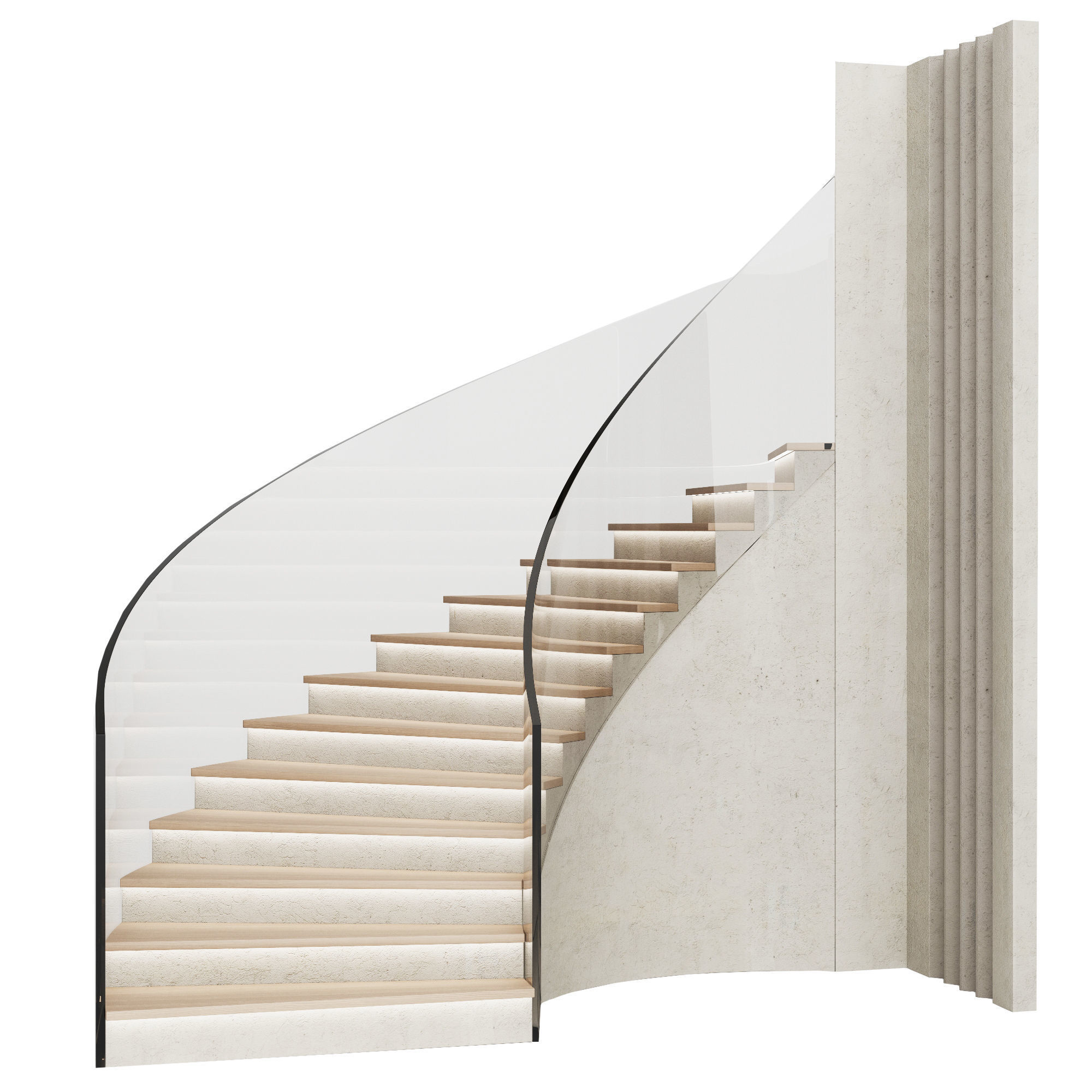 Staircase 3D model_3