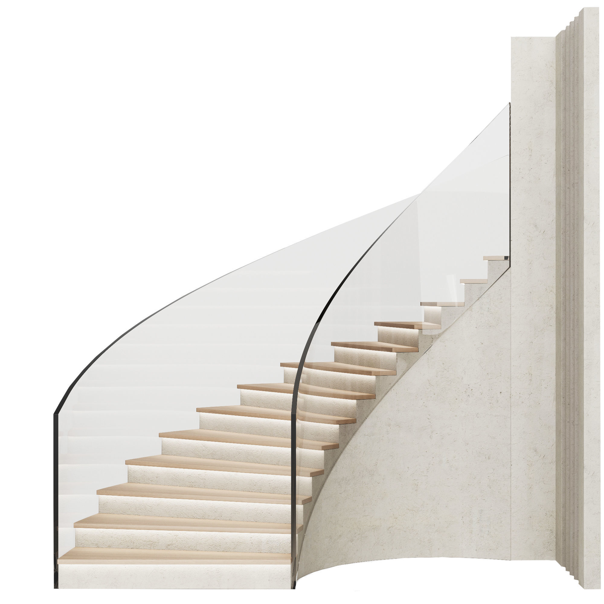 Staircase 3D model_4