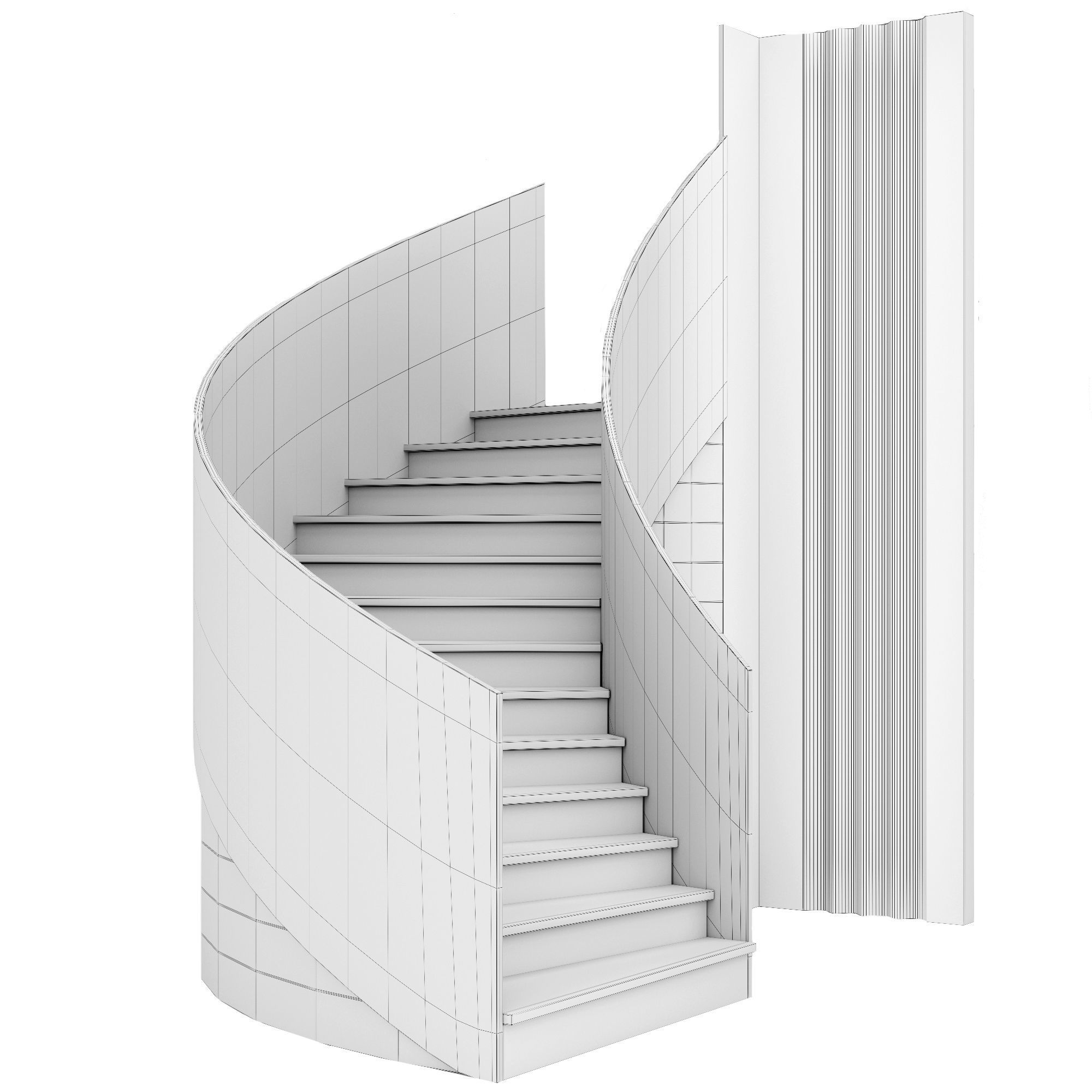 Staircase 3D model_7
