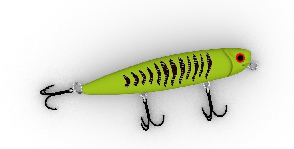 3d model lure fishing 3D model_2