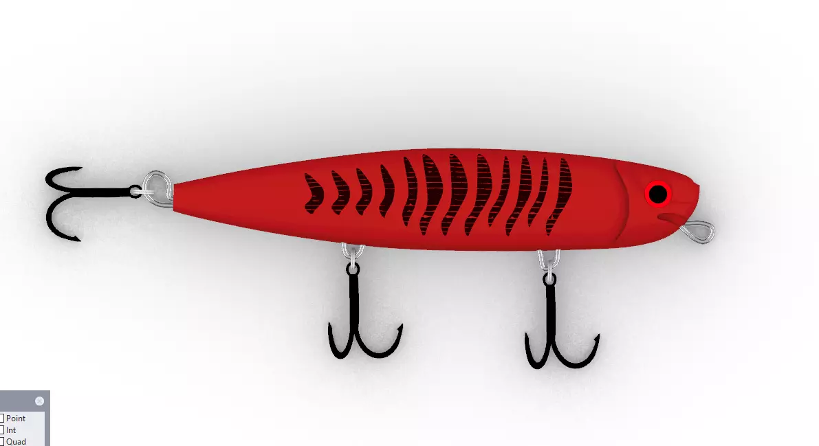 3d model lure fishing 3D model_0