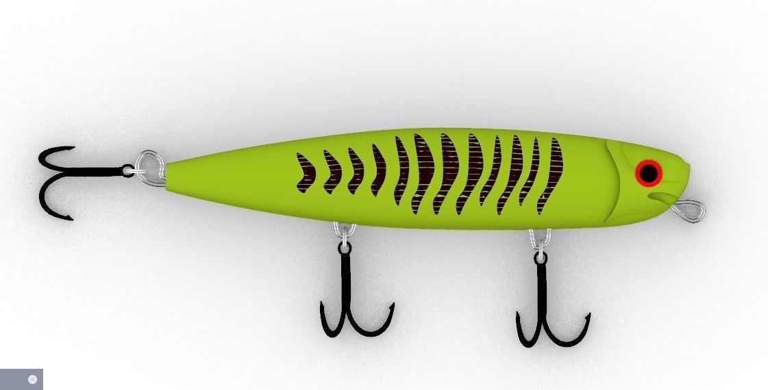 3d model lure fishing 3D model_1