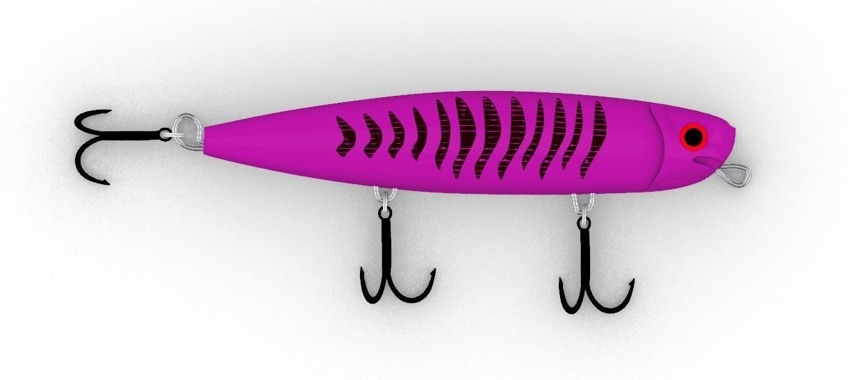 3d model lure fishing 3D model_3