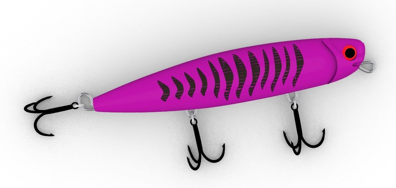 3d model lure fishing 3D model_4