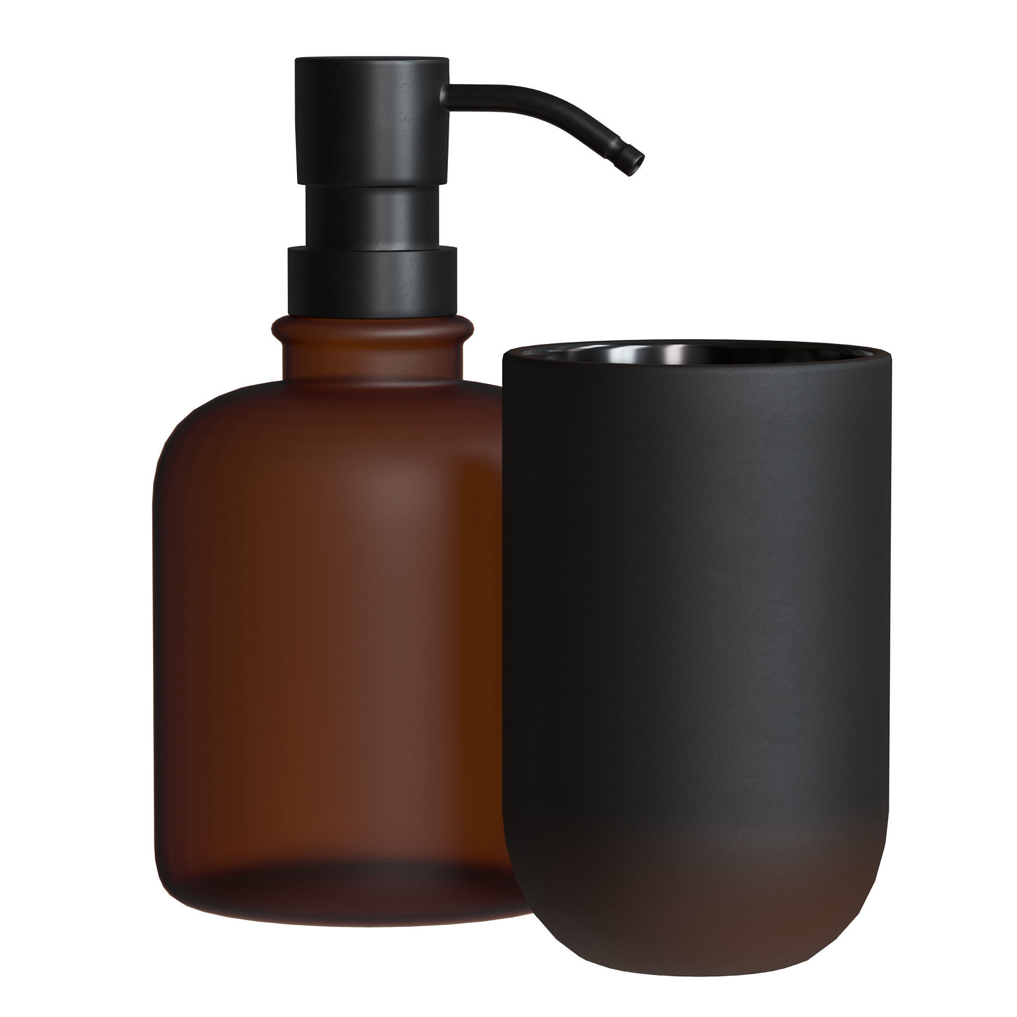 Lotus Soap Dispenser 3D model_3