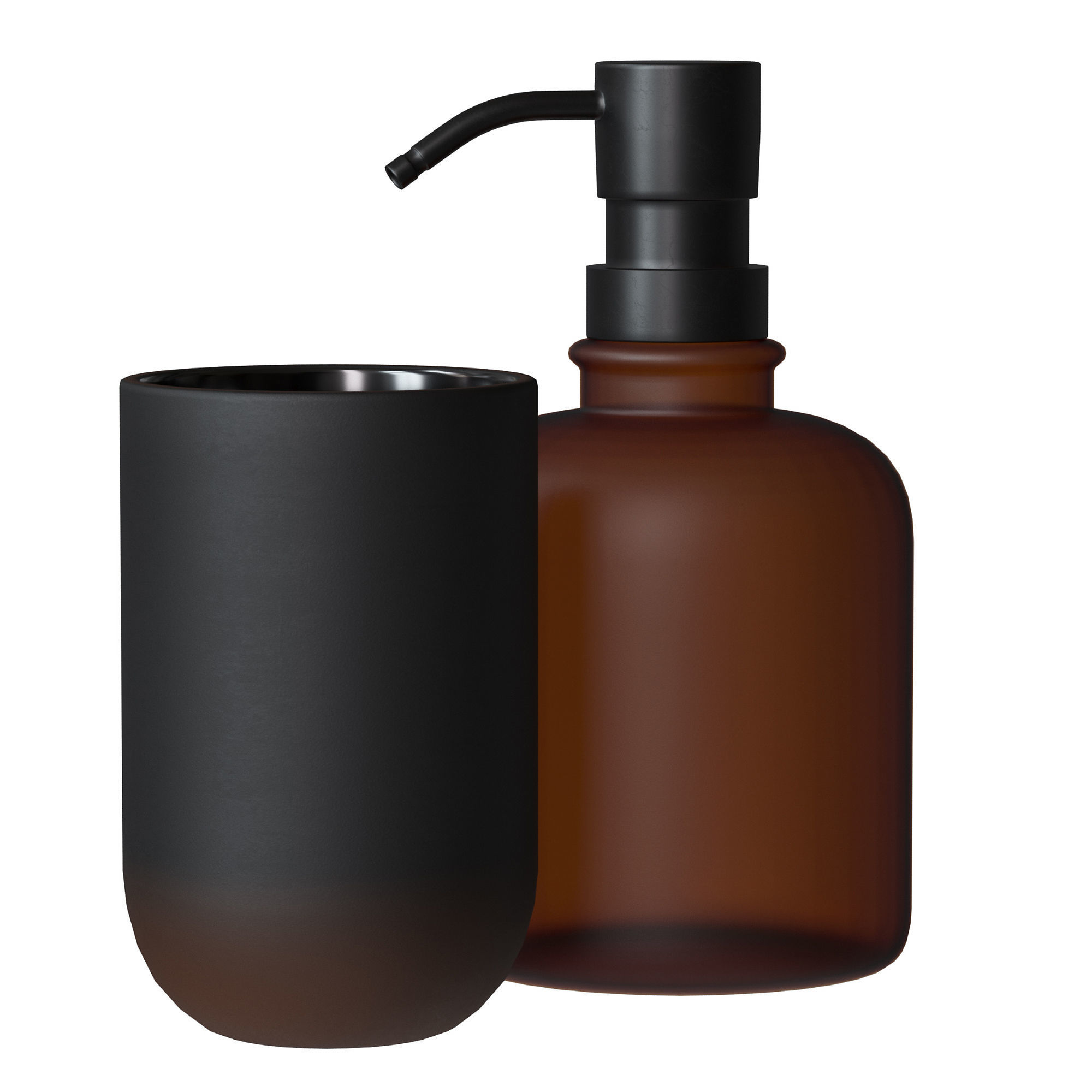 Lotus Soap Dispenser 3D model_1