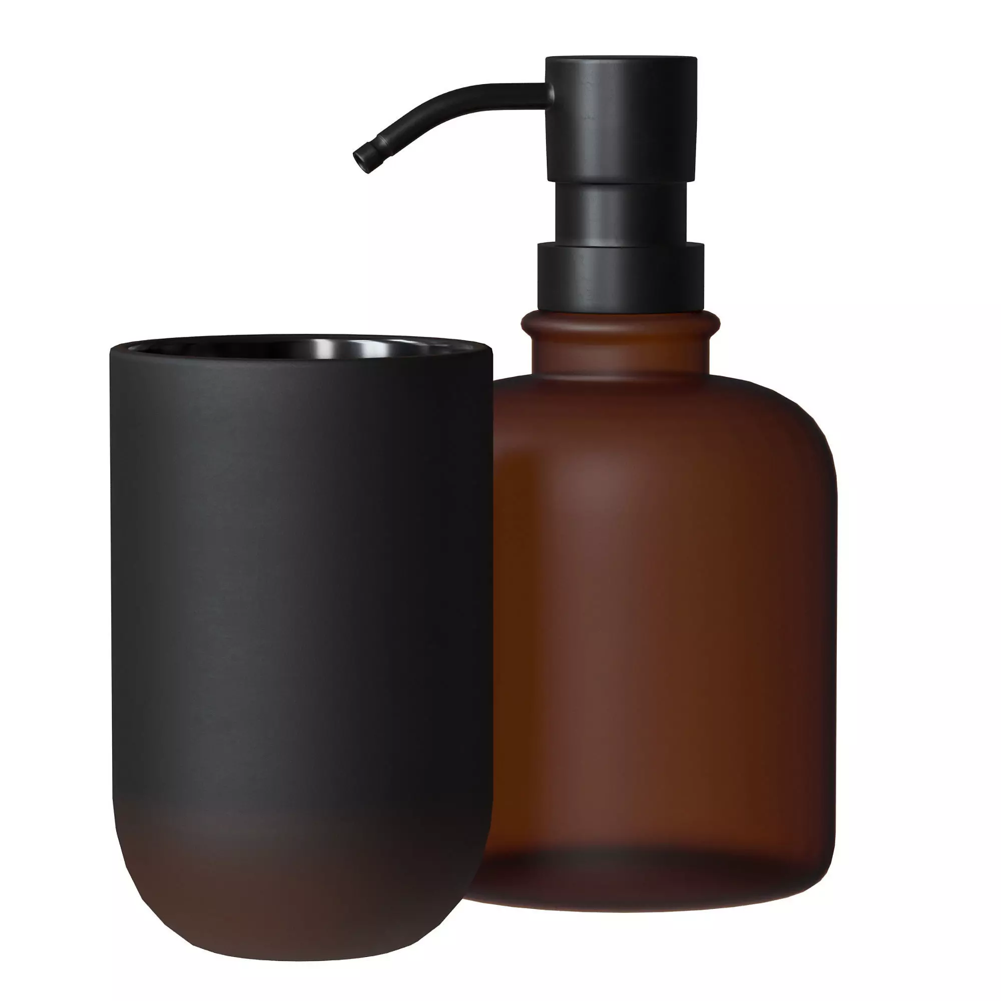 Lotus Soap Dispenser 3D model_0