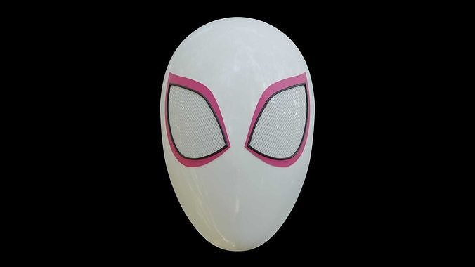 gwen stacy faceplate  3D print model