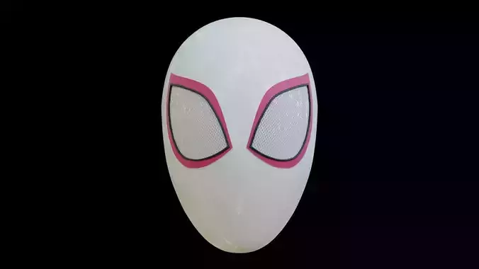 gwen stacy faceplate  3D print model