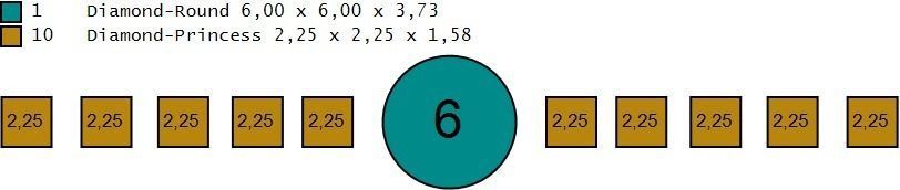 Woman Solitaire Ring 824 3D print model_12