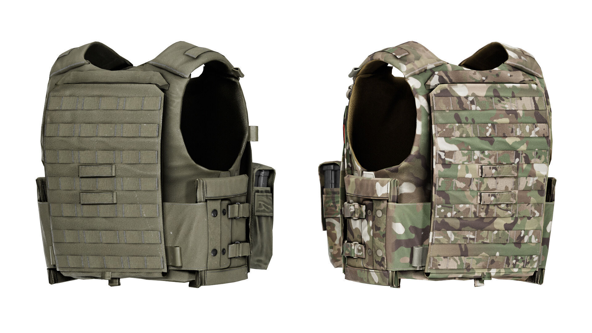 STV VIRTUS TACTICAL VEST Low-poly 3D model_5