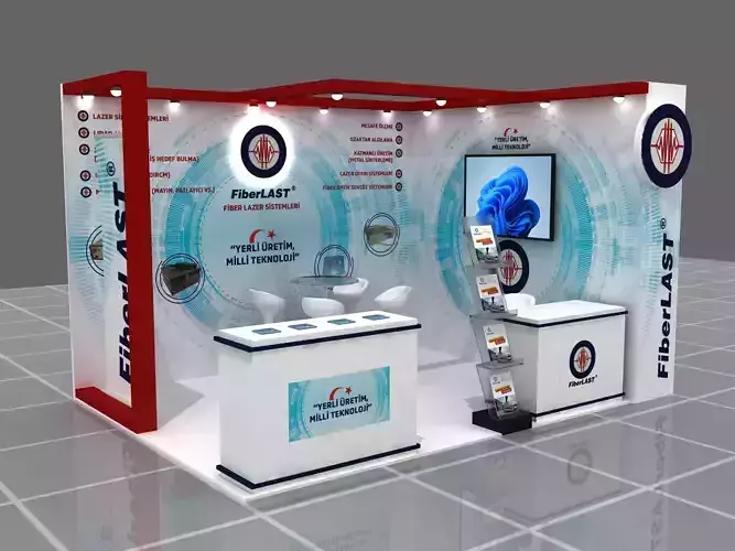 Modular Fair Stand 006 3D model