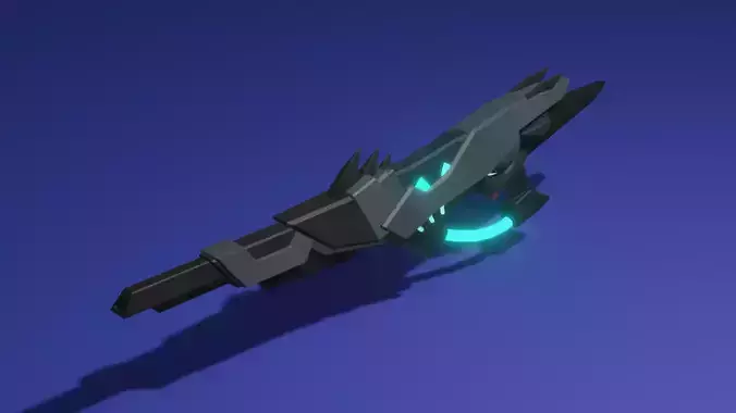 low poly Frost Low-poly 3D model