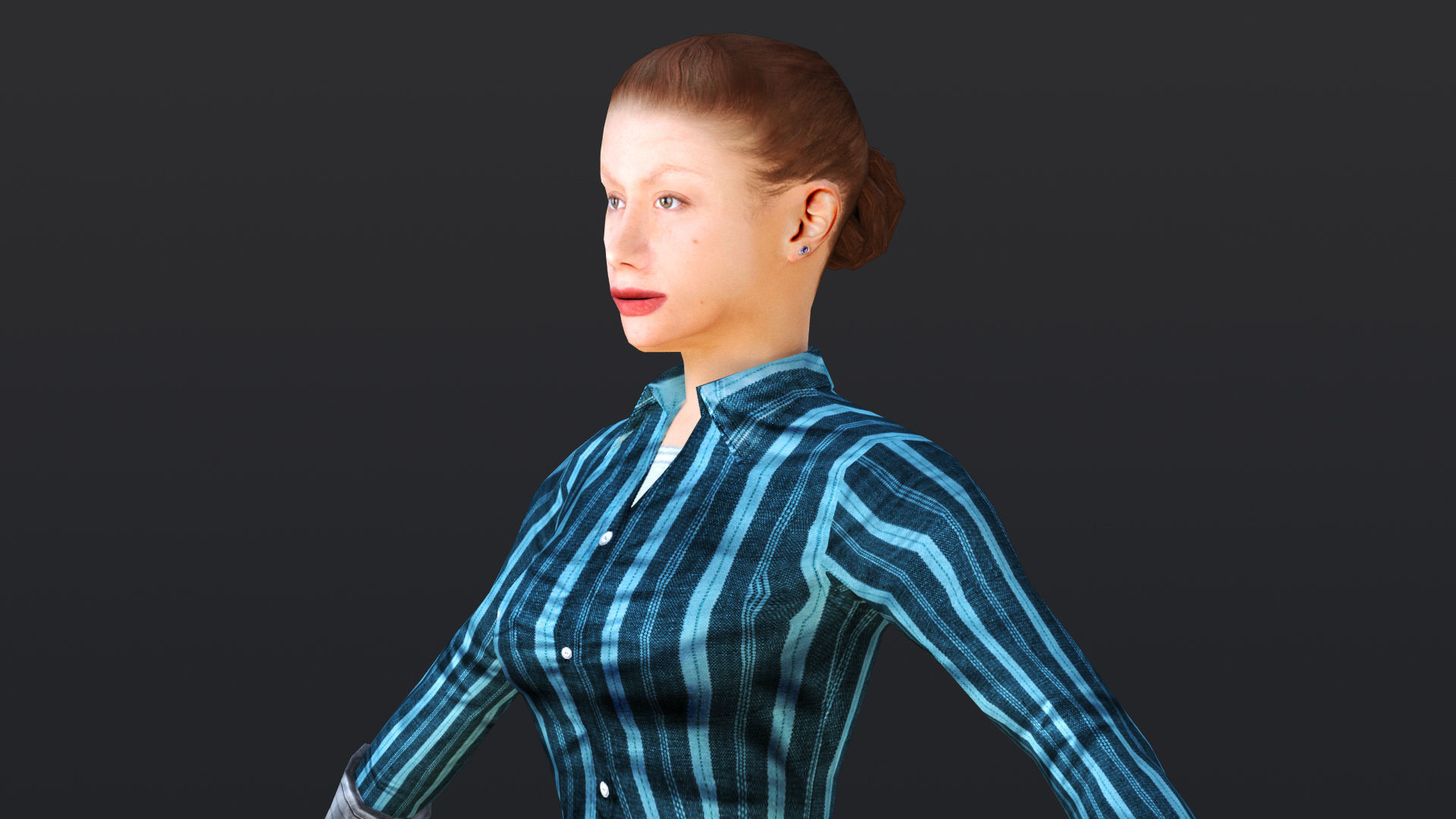 Woman 41 To 45 With 52 Animations 32 Morphs 3D Model Collection_11