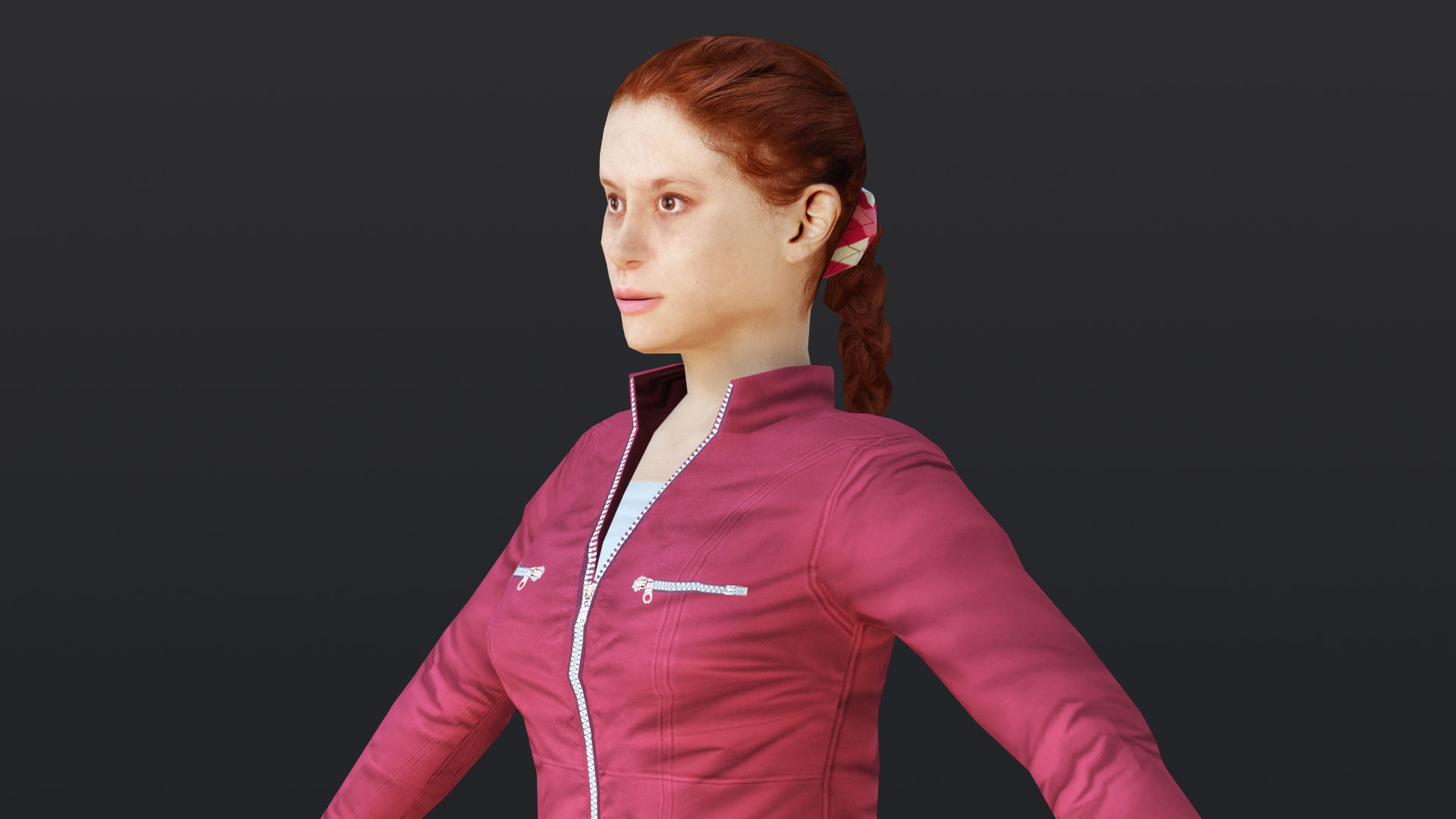 Woman 41 To 45 With 52 Animations 32 Morphs 3D Model Collection_23
