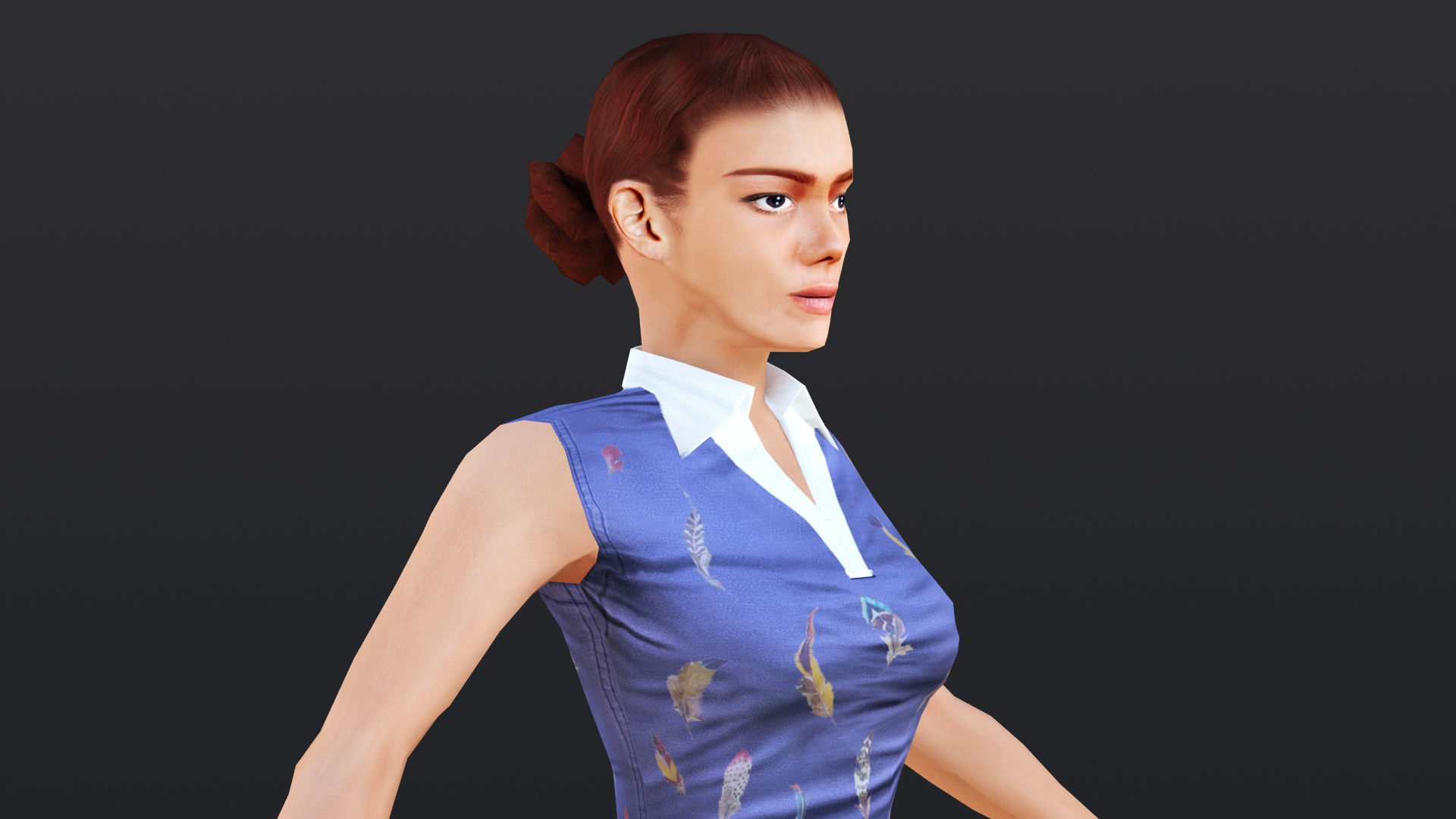 Woman 41 To 45 With 52 Animations 32 Morphs 3D Model Collection_27