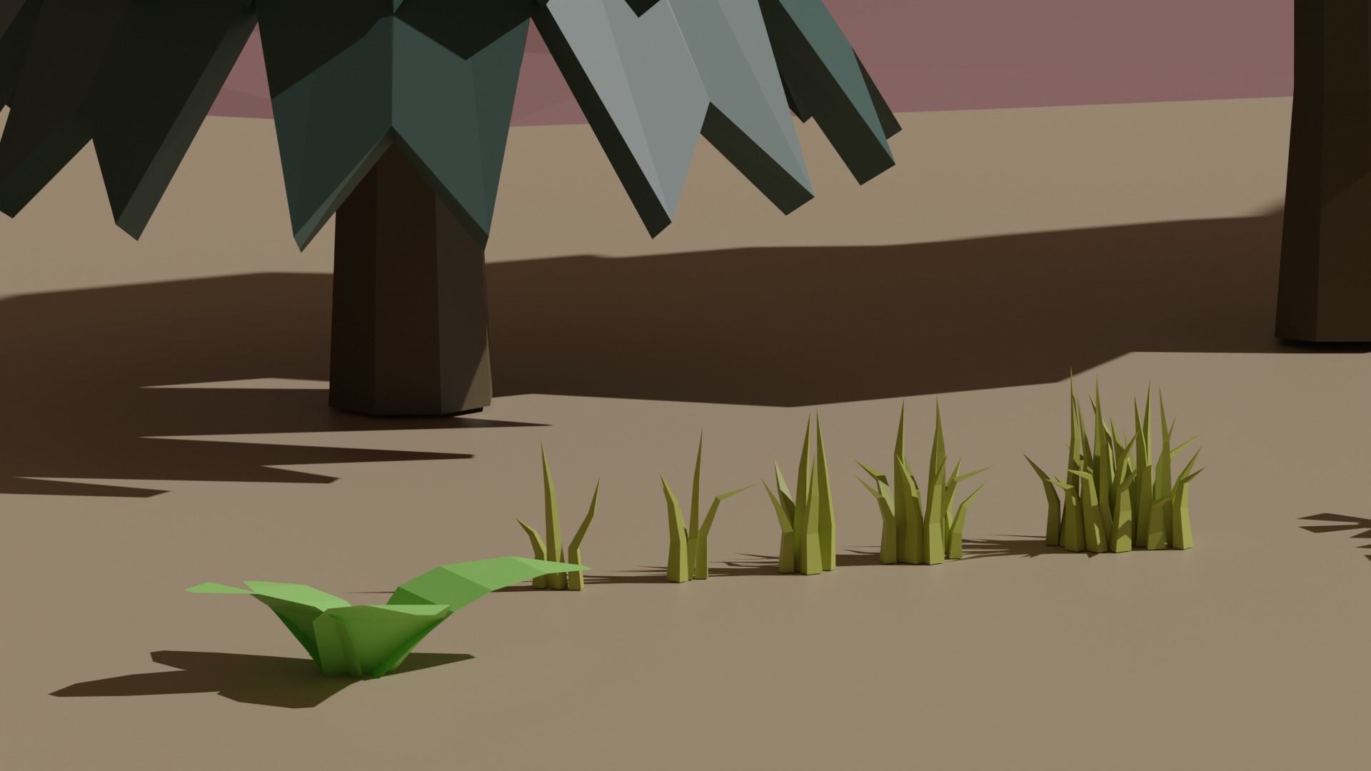 Nature Collection -- game-ready Low-poly 3D model_4