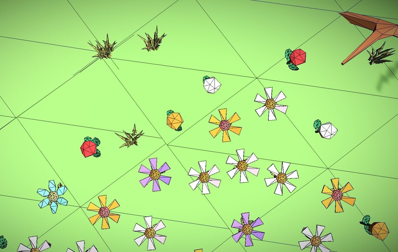 Nature Collection -- game-ready Low-poly 3D model_10