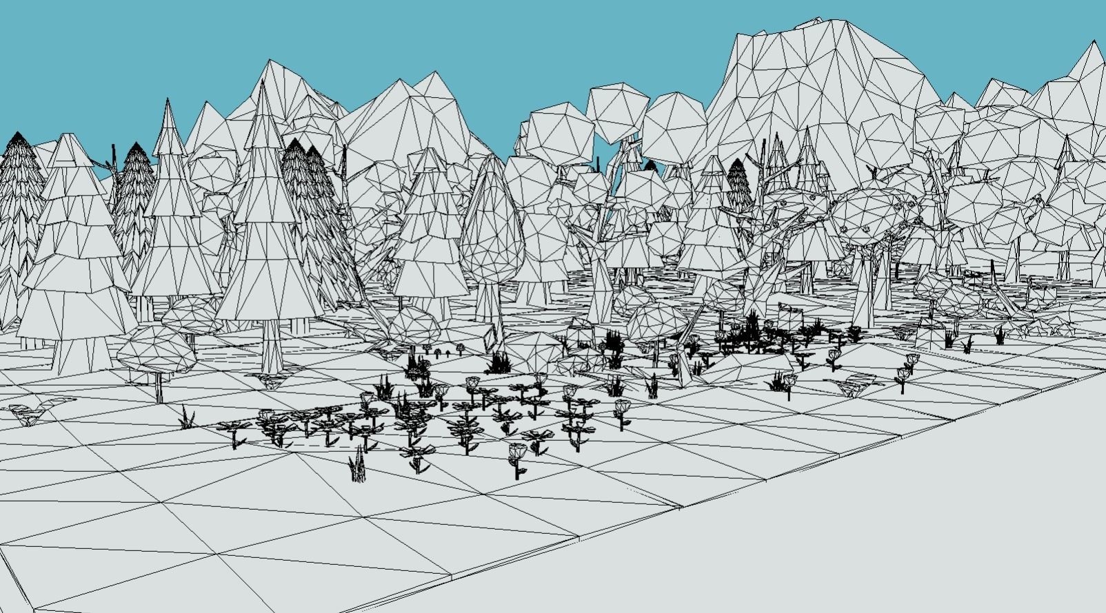 Nature Collection -- game-ready Low-poly 3D model_9