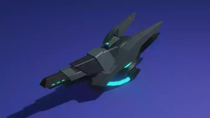 low poly Syrina Low-poly 3D model