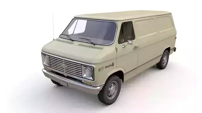 Chevy Van 1971 3D model