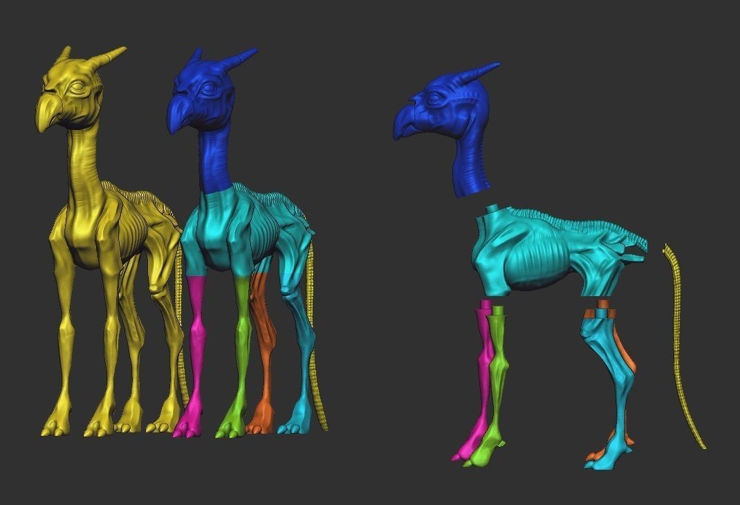 HARRY POTTER- BABY THESTRAL 3D print model_3