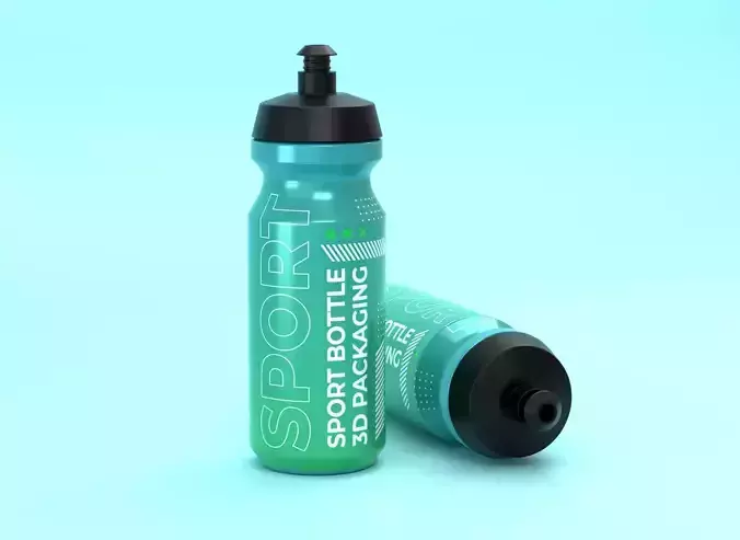 Sport Bottle 3D Packaging