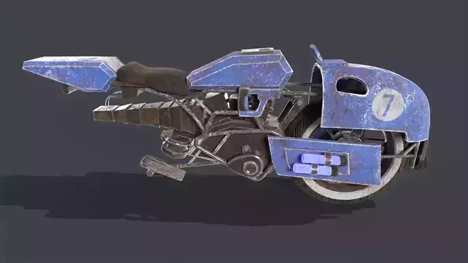 GAMEREADY Old SCI-FI Motorcyle