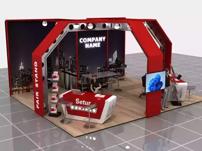 New Executive Modern Fair Stand 008