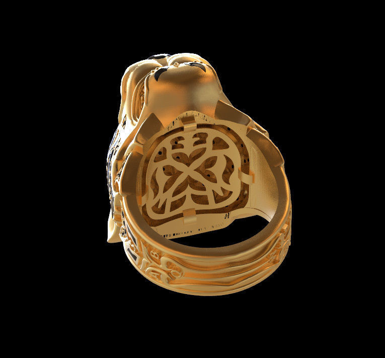 ring tiger 3D print model_10