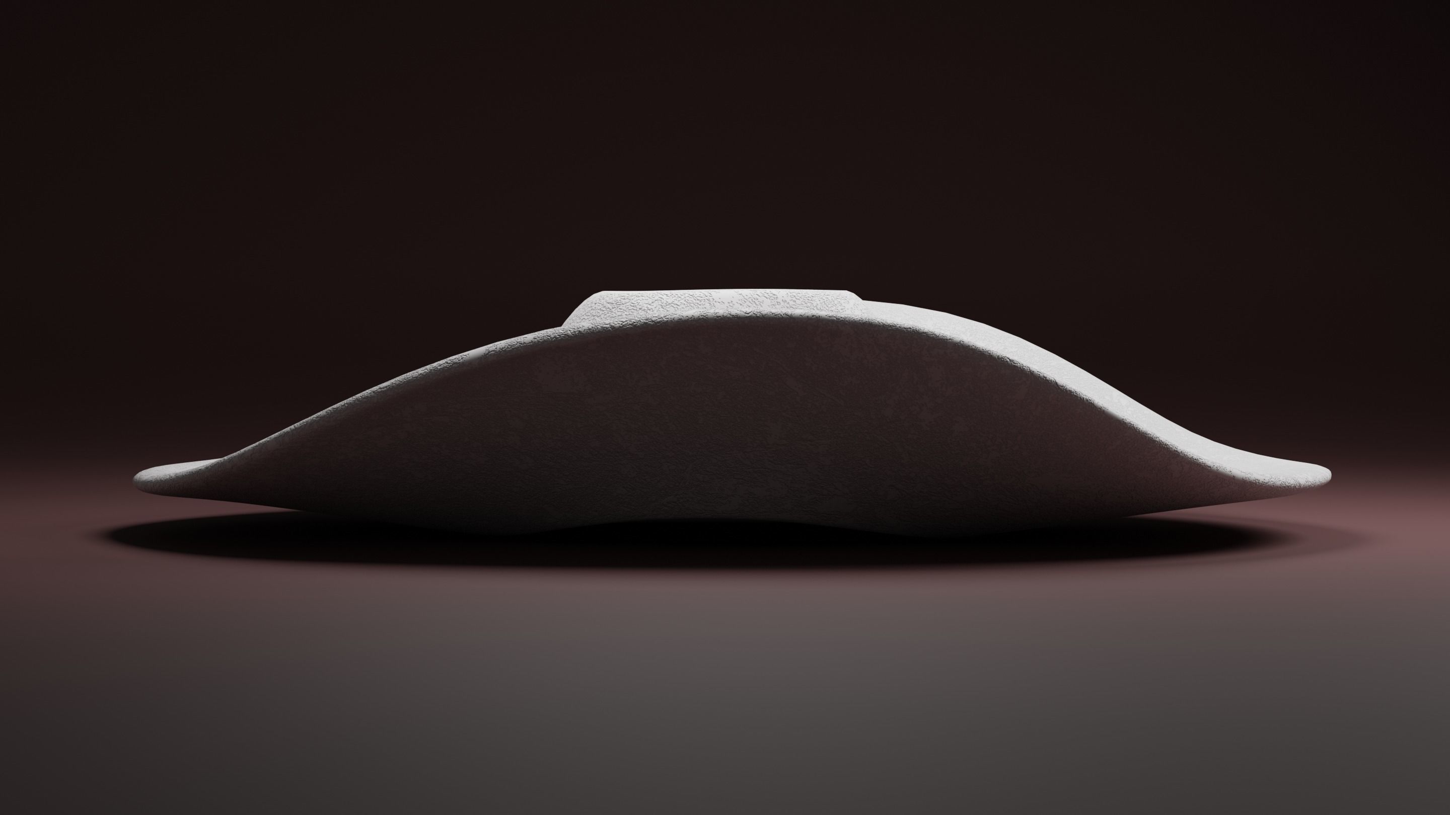 Cowboy Hat Low-poly 3D model_7