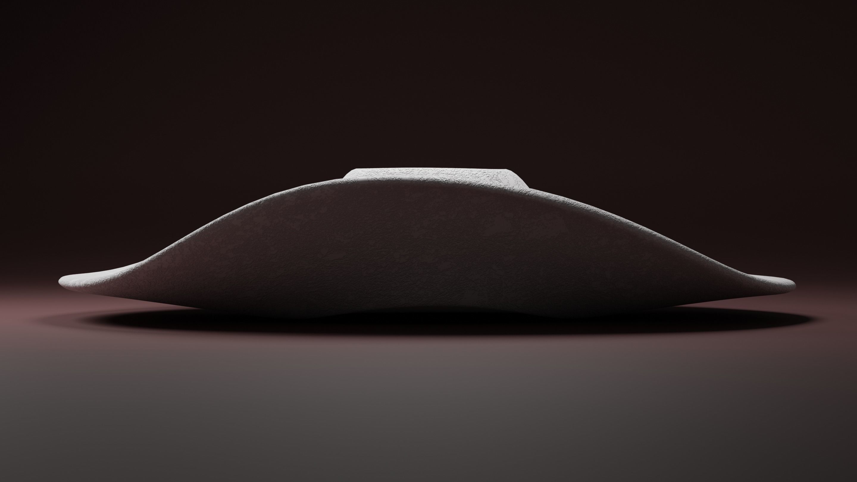 Cowboy Hat Low-poly 3D model_6