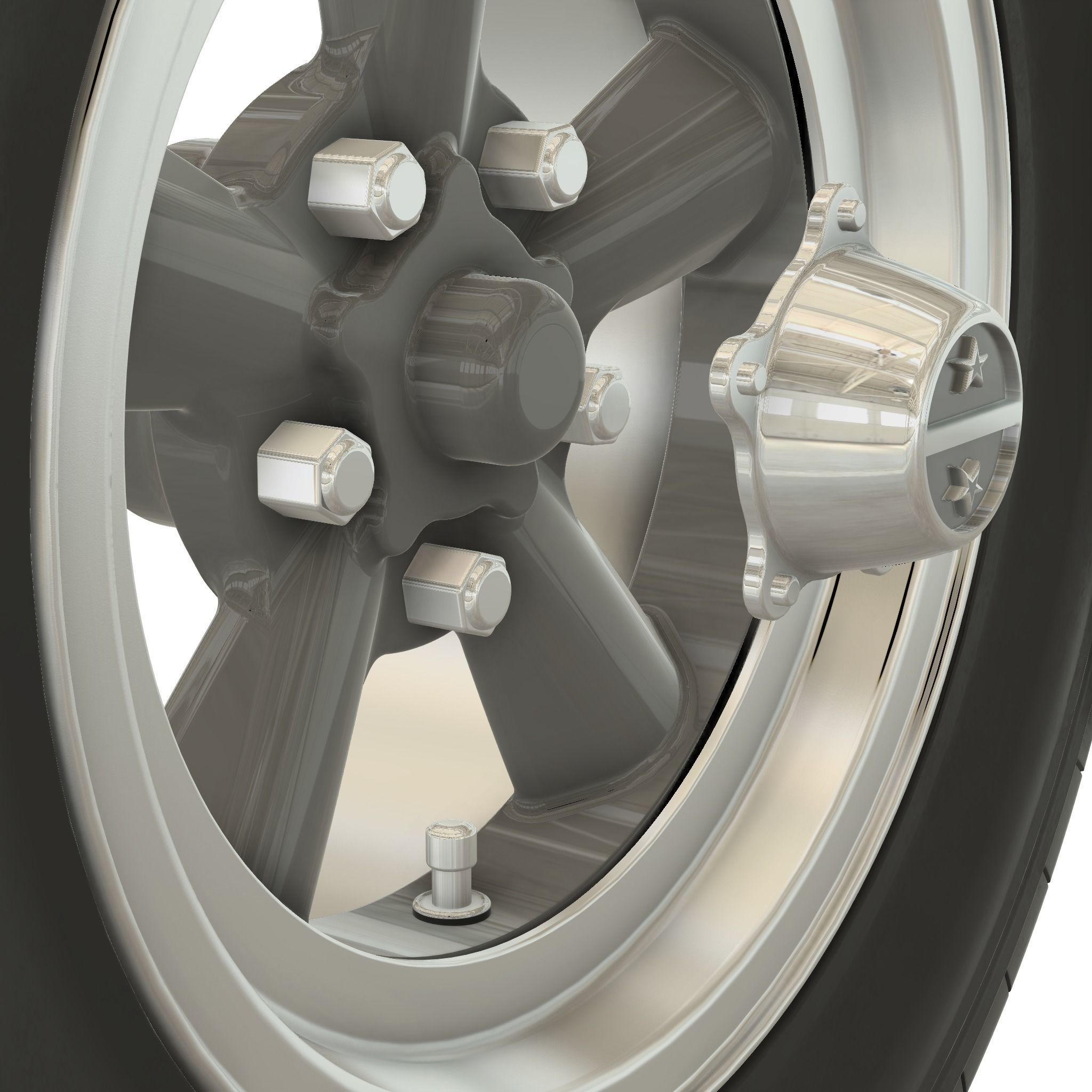 American Racing Torq Thrust - 3d Printable 3D print model_1