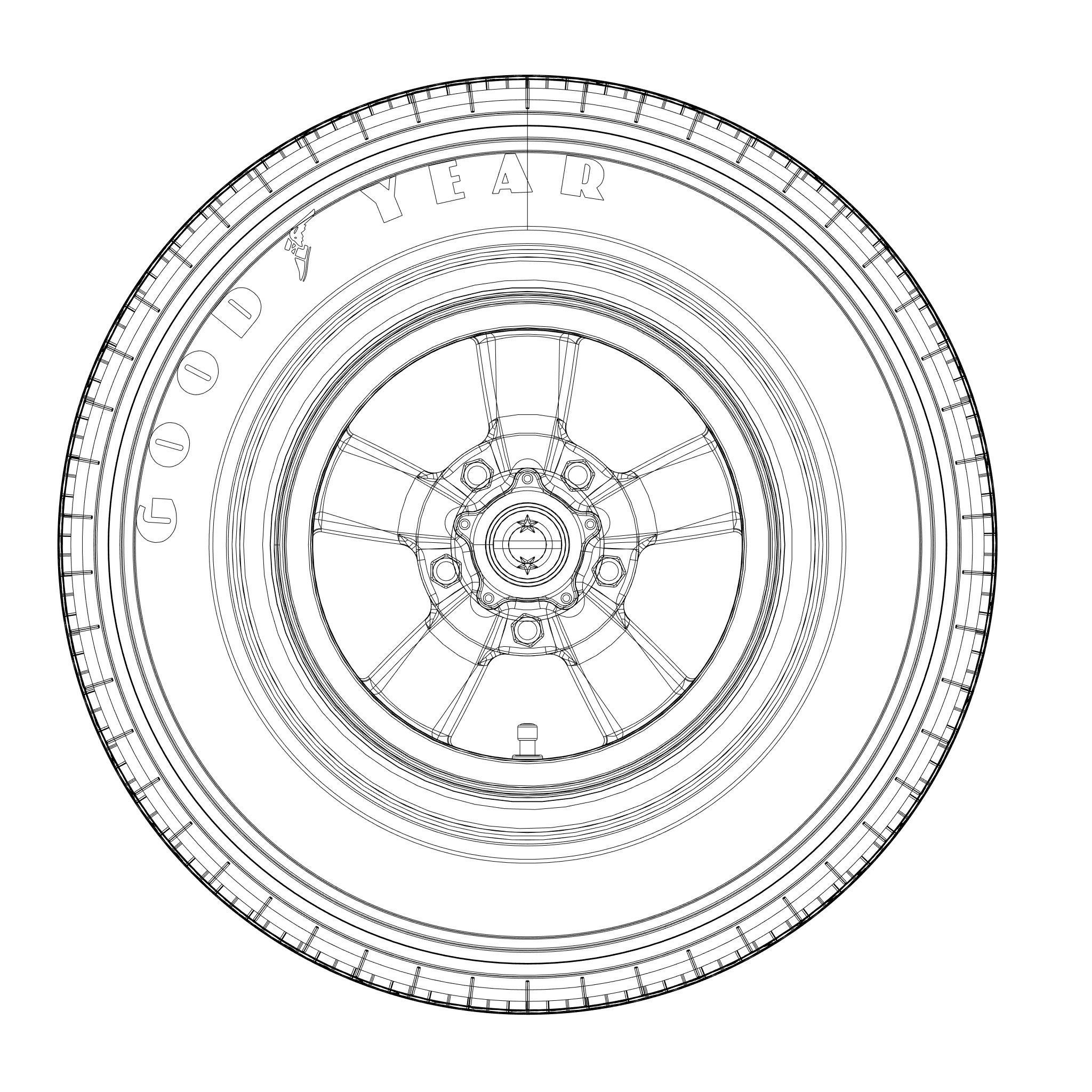 American Racing Torq Thrust - 3d Printable 3D print model_9