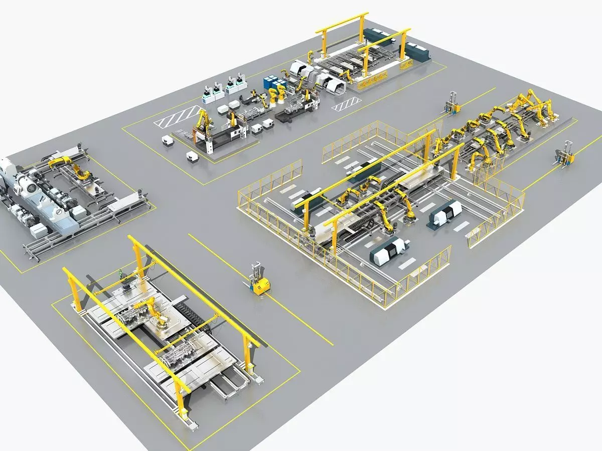 Industrial Equipment 3D model_0
