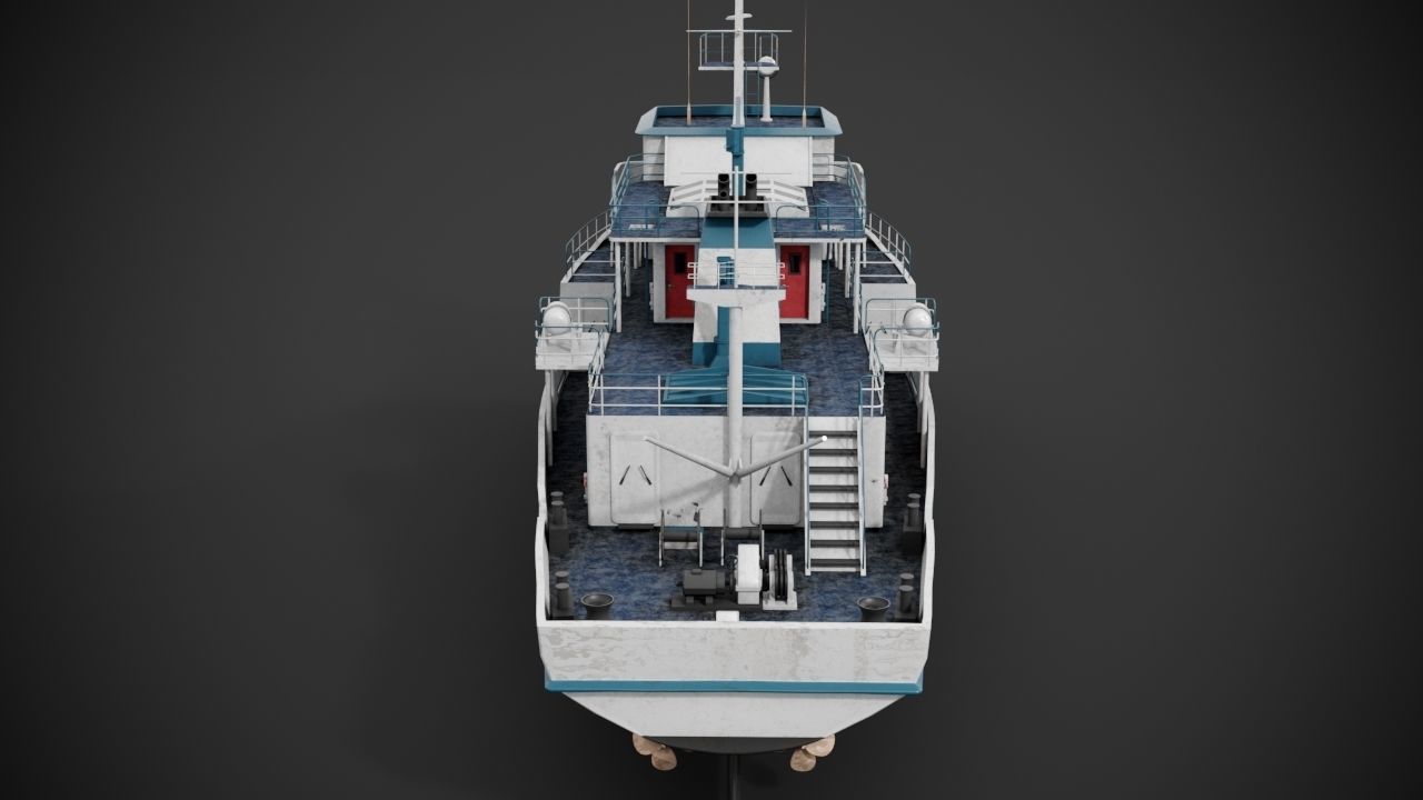 Supply vessel 3D model_10