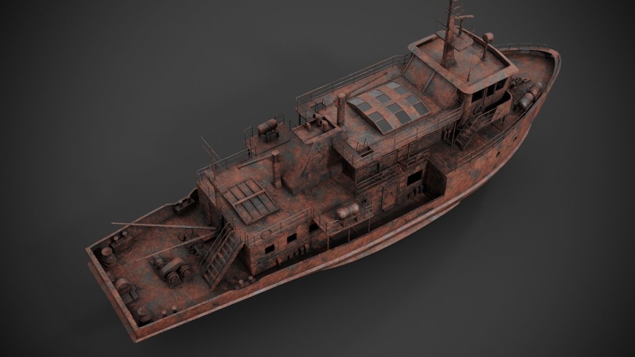 Supply vessel 3D model_13